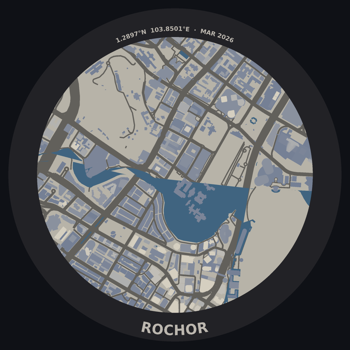 Rochor, Singapore relief disc